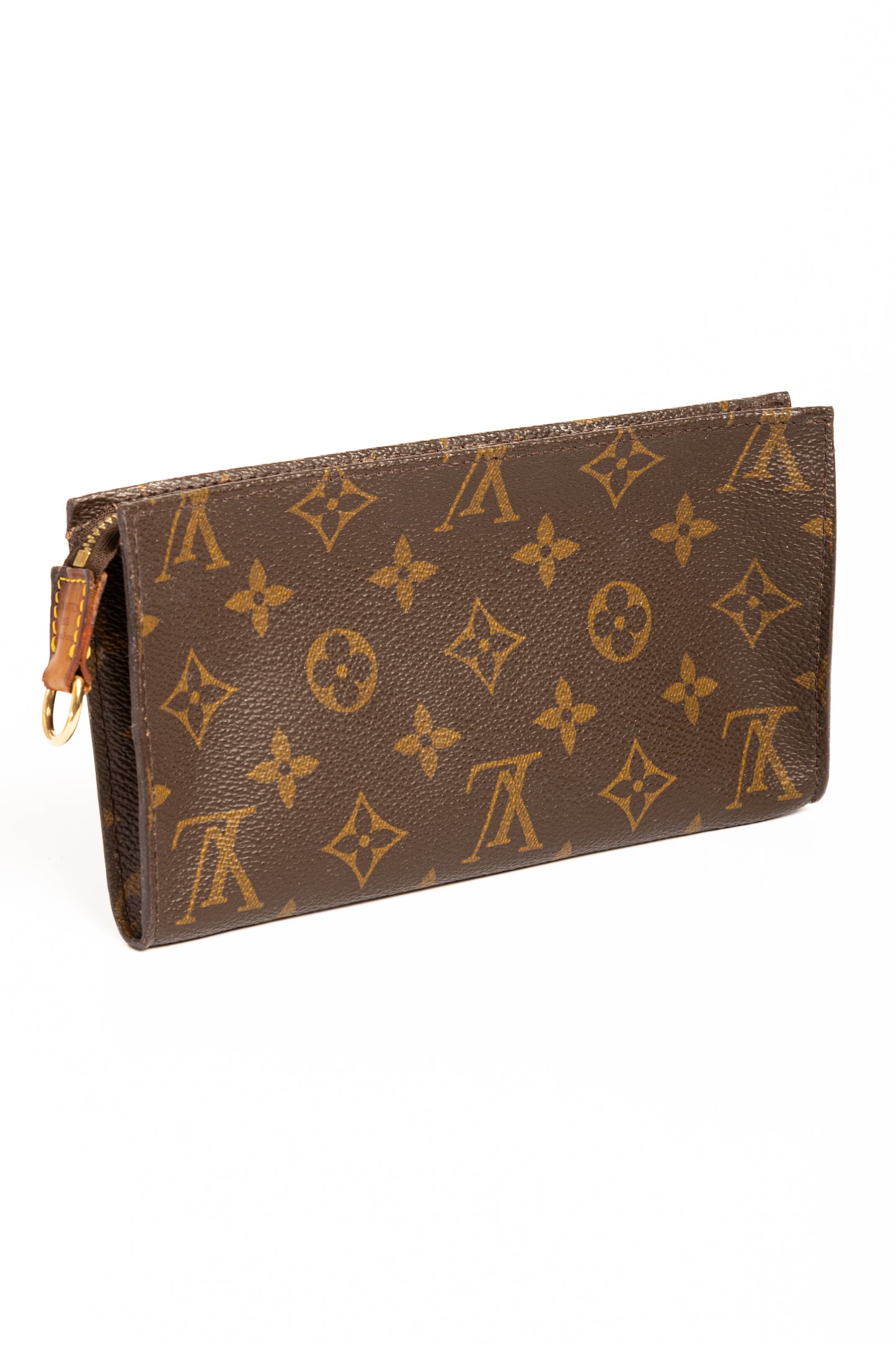 Louis Vuitton Monogram Pochette with Gold & Leather Chain Straps