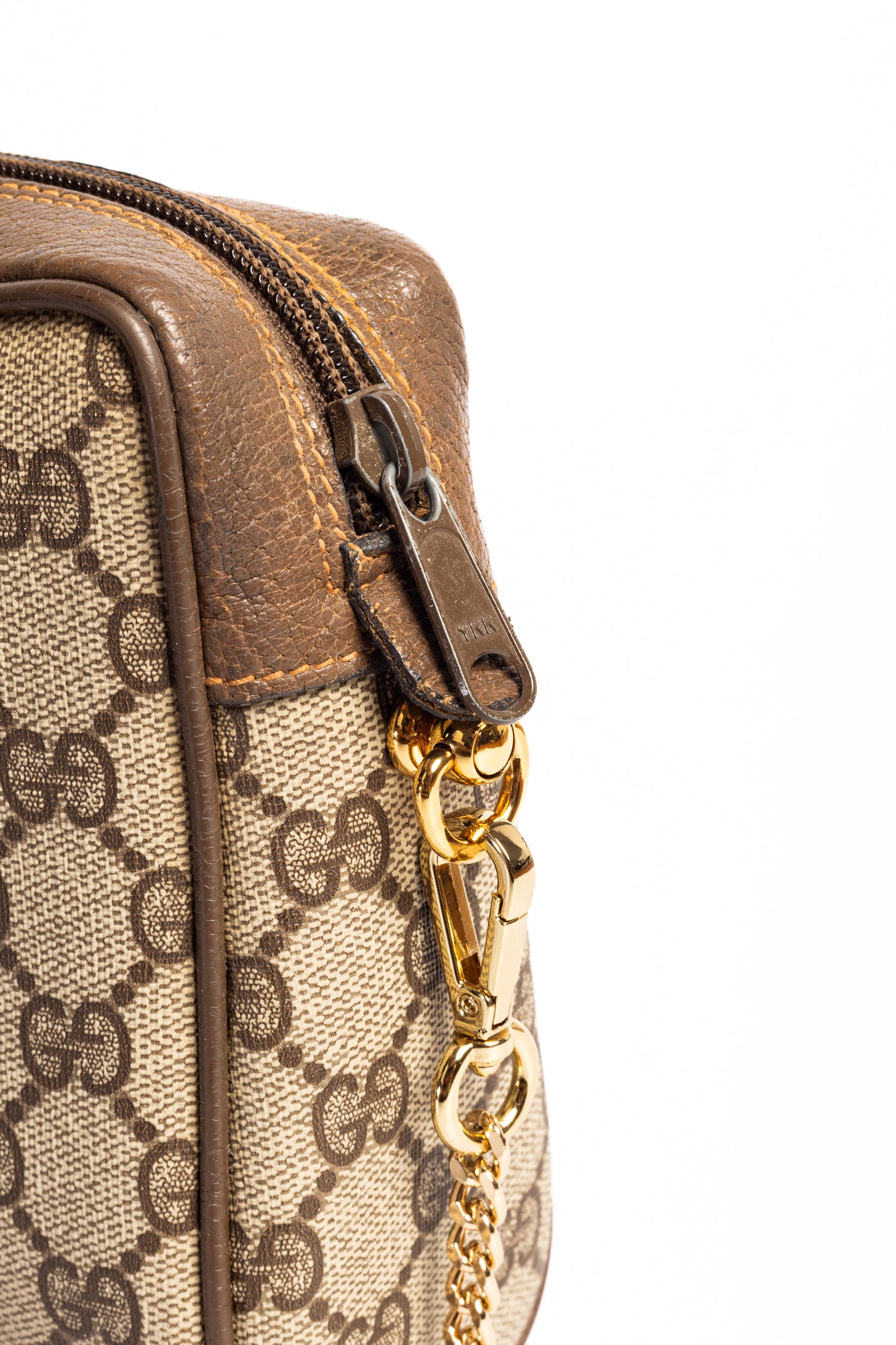 Gucci GG Supreme Web Sherry Line Clutch Bag