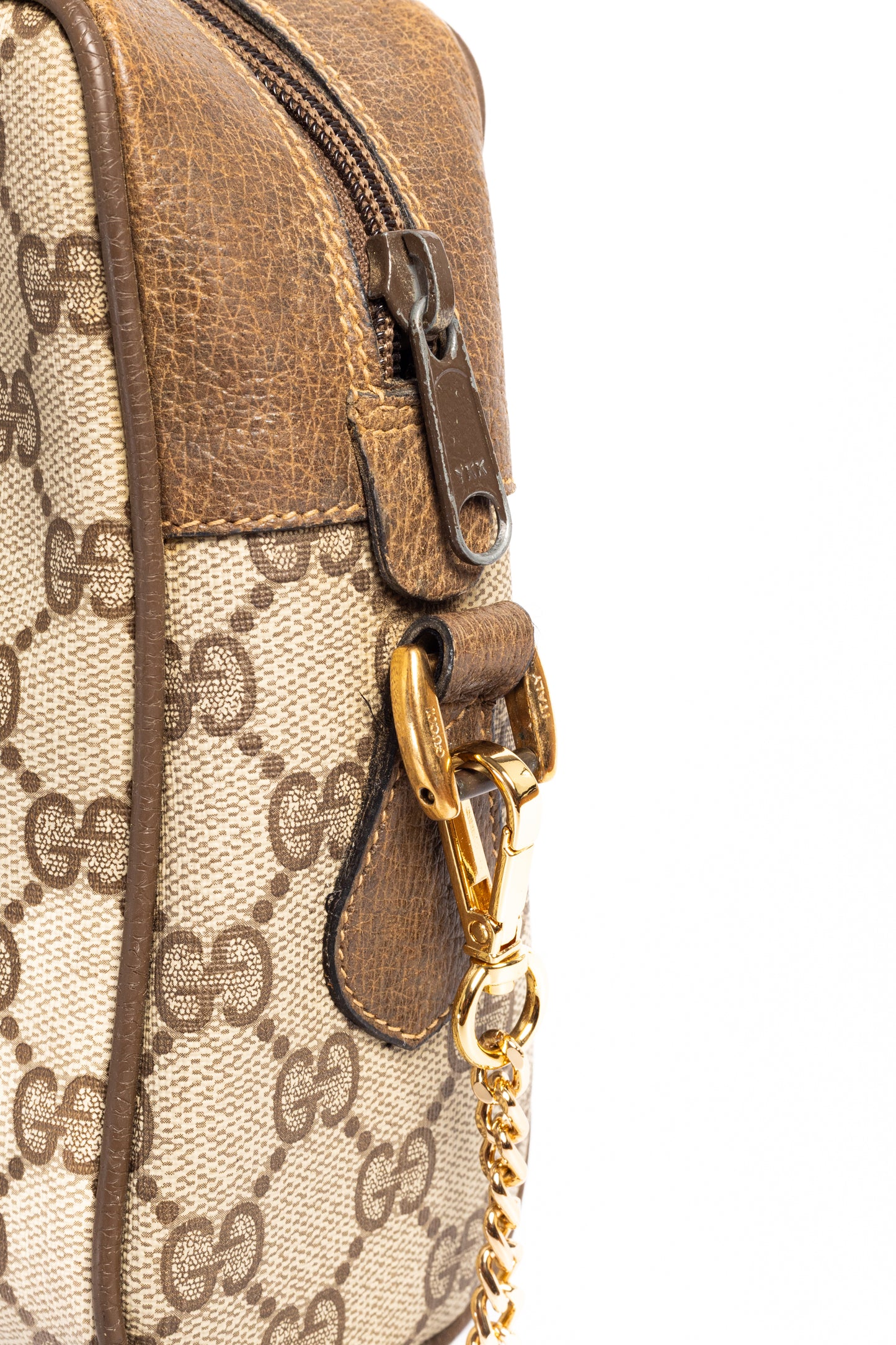 Gucci Web Sherry Line Clutch Bag – Brown GG Canvas